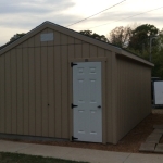 Muskego Wi 12x20 Gable with service door